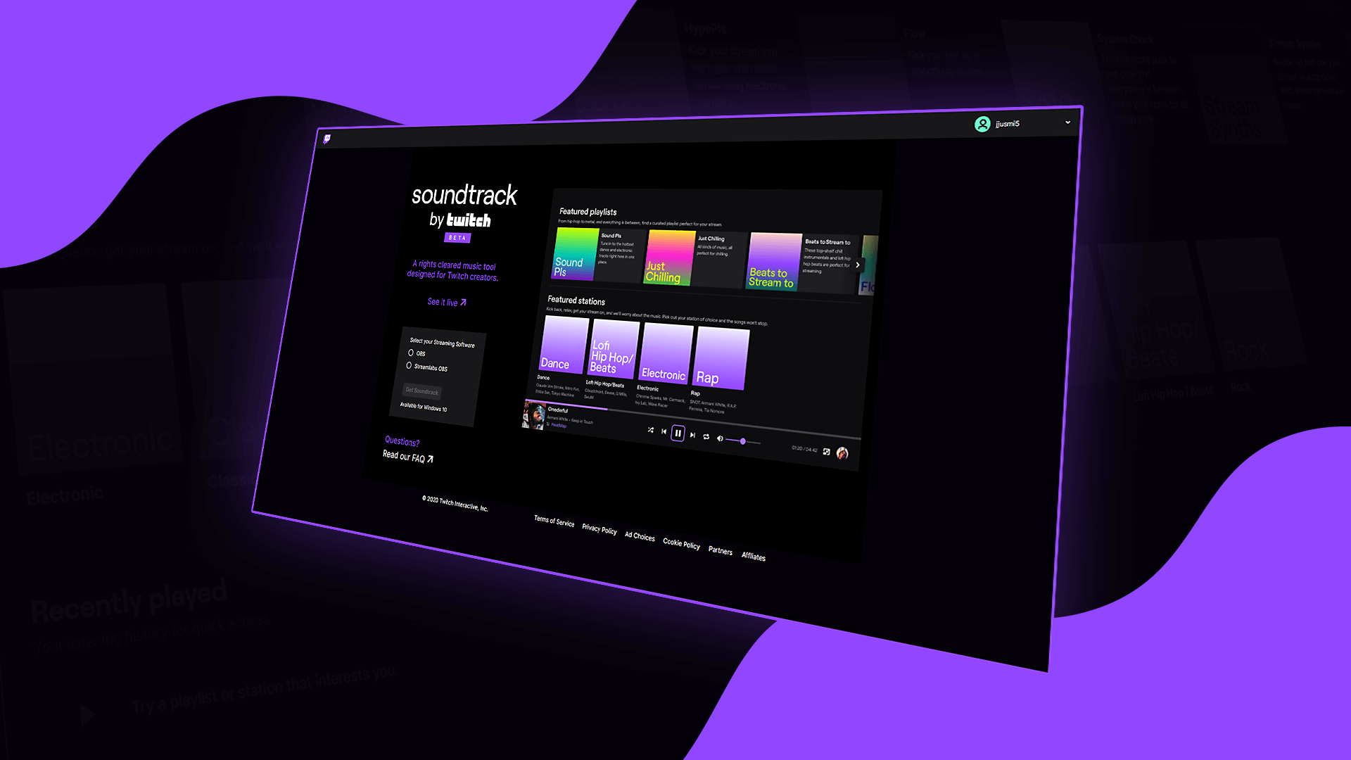 How to set up Twitch Soundtrack on Streamlabs Desktop Streamlabs
